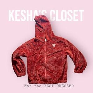 CHAMPION Hooded Shag Sweater